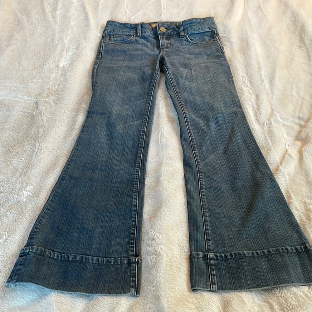 Women's Blue Flared Jeans